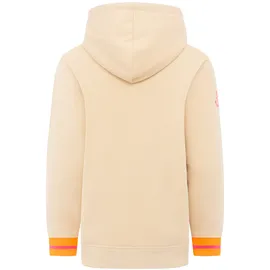 Zwillingsherz Hoodie Neon-Details Beige S/M