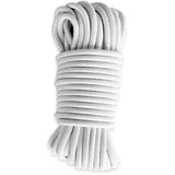 Tecplast Elastisches Gummiseil Weiß 20 Meter - Qualität PRO TECPLAST 9SW - Spannseil für Planen mit einem Durchmesser von 9 mm