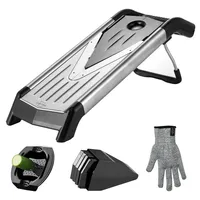 SILBERTHAL Gemüsehobel V-Hobel mit Einsätzen - Scharfe Klinge - Platzsparend verstauen