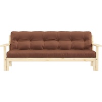 Karup Design Schlafsofa »Unwind«, Mit Holzstruktur, inkl. Futonmatratze, Liegefläche 130x190 cm braun