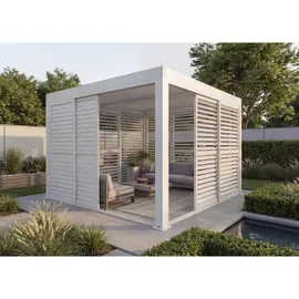 MCW Pavillon 3,69 x 2,04 m Weiß