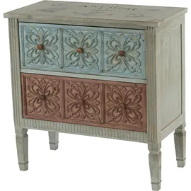 Mendler Aveiro 80 x 79 x 40 cm Mehrfarbig