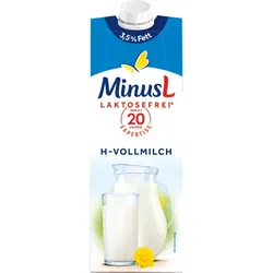 Minus L H-Milch 3,5% laktosefrei 1L