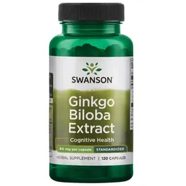 Swanson Ginkgo Biloba Extrakt Kapseln 120 St.