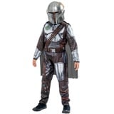 Rubies – Offizielles Star Wars – Deluxe-Kostüm The Mandalorian (Kinder) – Größe 9 – 10 Jahre