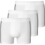 SCHIESSER 95/5 Shorts Organic Cotton Streifen white XL 3er Pack