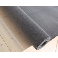 Wolff Finnhaus Dachpappe Bitumen-Dachbahn R 333 besandet 6 m Schwarz
