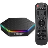 Android 12.0 TV-Box, Android Box, 4 GB RAM 32 GB ROM Allwinner H618 Quad-Core-Prozessor Arm Corter-A53 64bit Mali-G31 MP2 GPU 6K Auflösung 2.4G/5G WiFi6 10/100M Ethernet BT 5.0