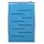 vidaXL Mülltonnenbox für 4 Tonnen 276,5 x 77,5 x 115,5 cm blau