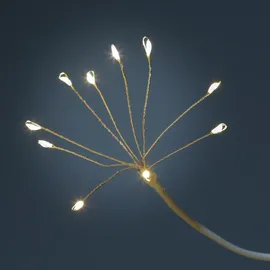 MARELIDA LED Solarstab Feuerwerk Gartendeko Gartenstecker 80cm Lichtsensor ...