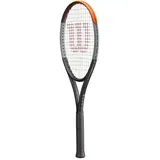 Wilson Tennisschläger Burn 100 V4.0 Ambitionierte Freizeitspieler, Schwarz/Grau/Orange, WR045010U3