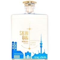 Skin Gin | Handcrafted Premium German Gin | München Edition | Gin aus der Manufaktur | 42 % | 500ML