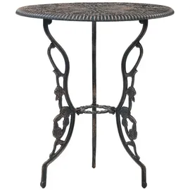 vidaXL Bistroset 3-tlg. Tisch Ø 59 x 62 cm bronze