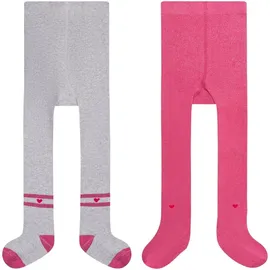 CAMANO Soft Bio-Baumwolle Strumpfhosen Kinder 9200 - fog melange 98/104