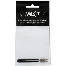 MILKIT Ventileinsatz Ersatz Valve Cores - 55 mm Schwarz Modell 2024