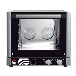 FM Elektrischer Umluftofen für Bäckereien, Gastronomie und Lebensmittelgeschäfte, einphasig, mit 4 Blechen.
