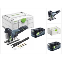 Festool PSC 420-Basic Akku Stichsäge 18 V 120 mm + 1x Akku 5,0 Ah + Systainer