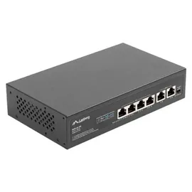 LANBERG Switch (PoE) Rack 10/19 RSFE-4P-2FE-60
