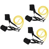 BESPORTBLE 3-teiliges Set Trainingsgürtel Schwimmen Stationärer Schwimmgürtel Schwimm-stretchband Gummiband-Training Pool-Bungee-Seil-Schwimmen Schwimmgurt Beine Bungee Seil Elastisch Kind