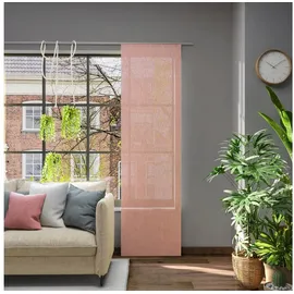 Neutex for you! Schiebegardine Libre-ECO (1 St), Paneelwagen, halbtransparent, Jacquard, nach Maß rot 60 cm x 225 cm