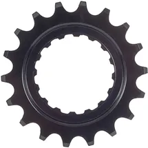 HEBIE Ritzel gekröpft 18 Z. Schwarz