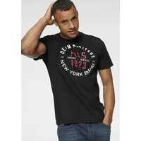 H.I.S. H.I.S Rundhalsshirt, Kurzarm, schmale Passform, mit Print, Rundhals,
