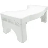 Wenko Toiletten-Fußhocker 41 x 25 x 24,5 cm Weiß