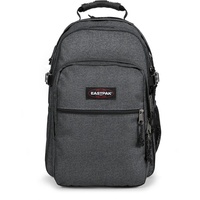 Eastpak Wyoming Rucksack mit Lederboden schwarz black Schultasche Schulrucksack