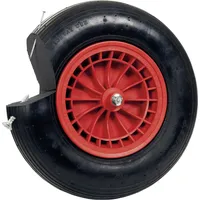 pro-bau-tec Ersatzrad für Schubkarre rot