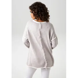 Aniston CASUAL Strickpullover Grau 40