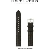 Hamilton Leder Boulton Band-set Leder-schwarz-16/16 H690.133.101 - schwarz