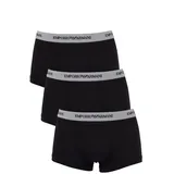 Emporio Armani 111357-cc717 Boxershorts 3 Einheiten - Black / Grey - XL