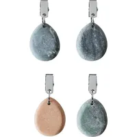 Peyer Syntex ohne Marke Tischtuchbeschwerer 4er-Pack grau-beige