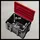 Einhell E-Case M Transportkoffer 442 x 330 x 290 mm rot, schwarz