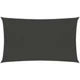 vidaXL Sonnensegel 160 g/m2 Anthrazit 3x6 m HDPE