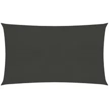 vidaXL Sonnensegel 160 g/m2 Anthrazit 3x6 m HDPE