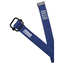 URBAN CLASSICS Gürtel Industrial Canvas schwarz/blau 0 0