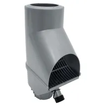 Jardinion Regenwasserfilter Fallrohr Laubabscheider 30,5 x 12 x 17,5cm Silber