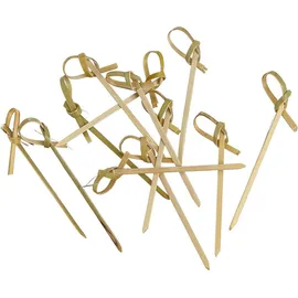 Papstar Fingerfood-Spieße Knoten 250 St. 10 cm Braun