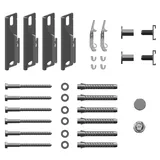Kermi Wandkonsolen-Set kurz Verteo für Typ 20, 21, 22, Wandabstand 30 mm