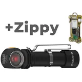 Armytek Wizard C2 WR warm + rot Stirnlampe + ZIPPY Set