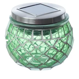 MARELIDA Solarleuchte Glas H: 9,0 cm 4St bunt