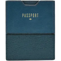 Fossil RFID Passport Sleeve Unisex Ausweishülle blau