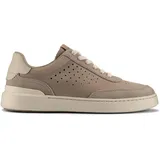 CLARKS Courtlite Run Sneaker, Grau (Nubuk), 41 EU