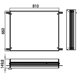 EMCO Prestige Einbaurahmen 989700008