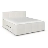 Rauch Bett Polsterbett Stauraumbett AGORDO«, 180x200 cm, Farbe Champagner/Cordstoff Ivory, beige 185x100x211cm