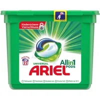 Ariel 8001841521848, Ariel All-in-1 PODS Universal Strahlend Rein – 22 Waschladungen