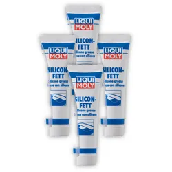 4x 100g LIQUI MOLY 3312 Silicon-Fett transparent Silikonfett Schmierung