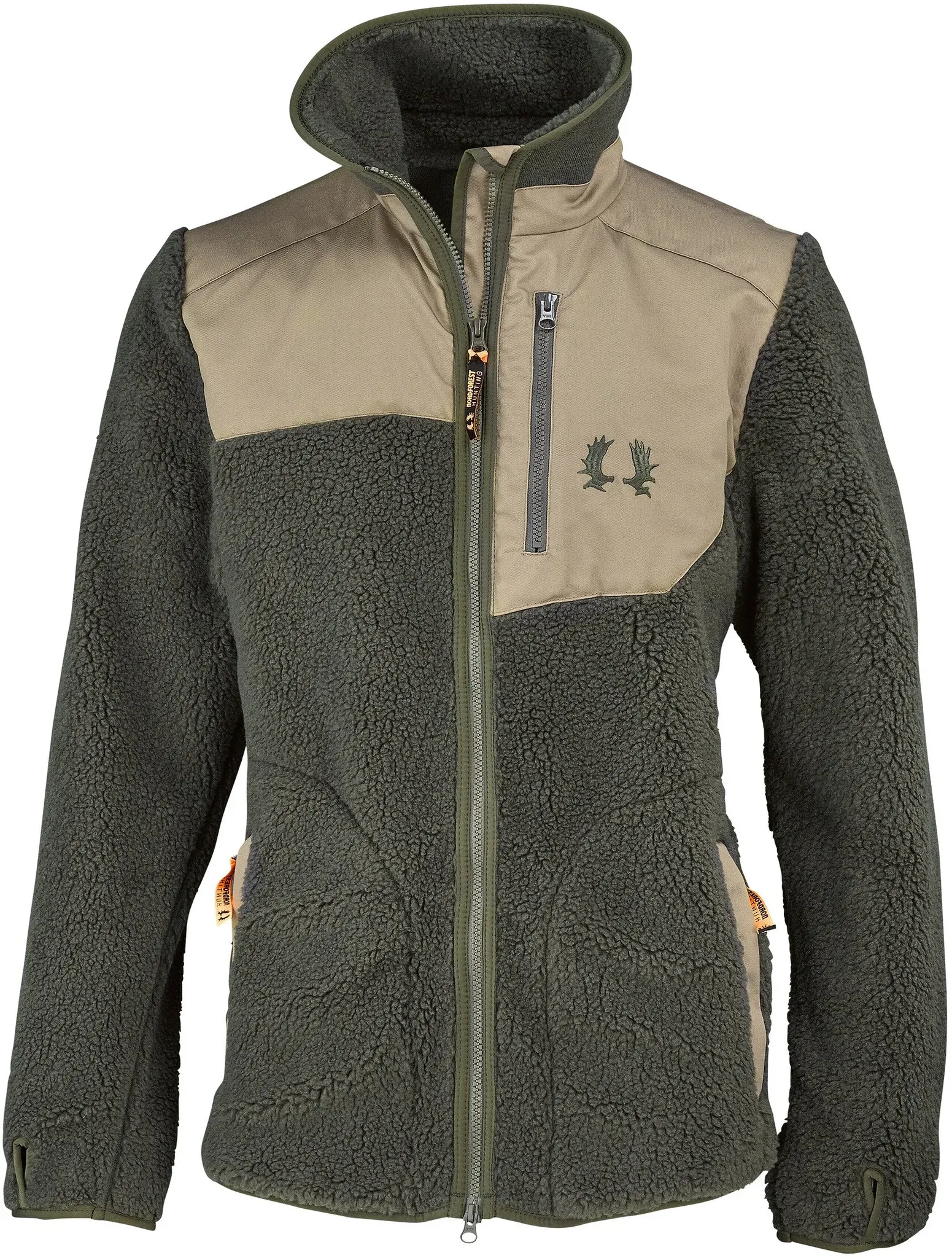 Nordforest Hunting Faserpelzjacke Tapio, oliv-braun, 4XL