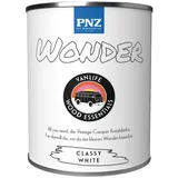 PNZ - Die Manufaktur Kreidefarbe Vanlife Wonder, Camper Vintage Farbe, vielseitig,Mineralfarbe weiß 0.75 l